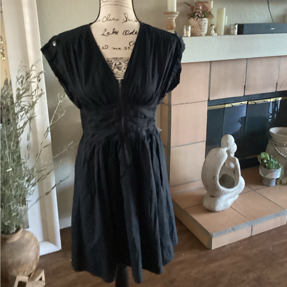 H&M Black Midi Dress